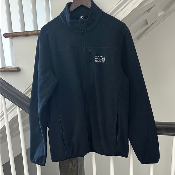 Mountain Hardwear Other - Mountain Hardwear Black Zip Up Sweater with High Collar